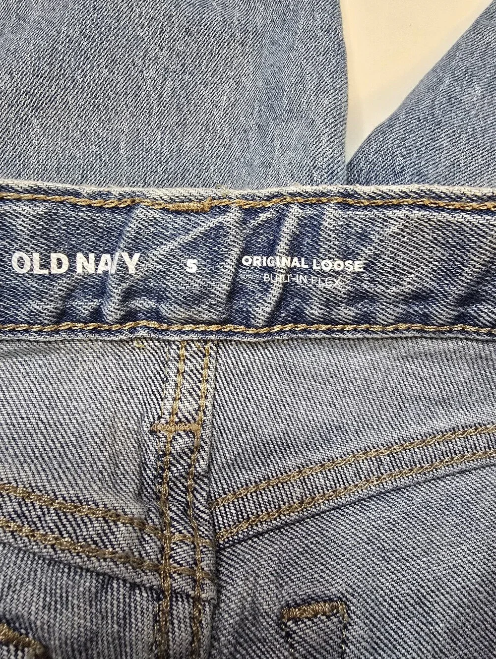 Old Navy Original Loose Fit Distressed Jeans